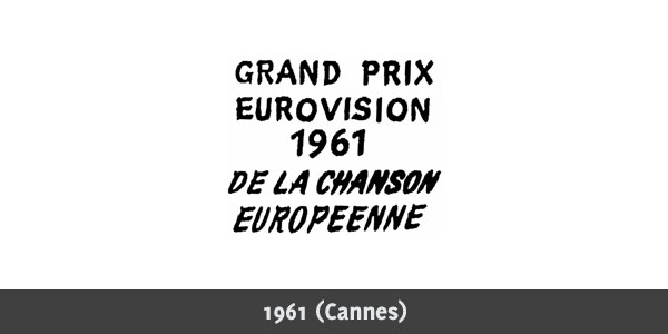 Eurovision Song Contest 1961 logo