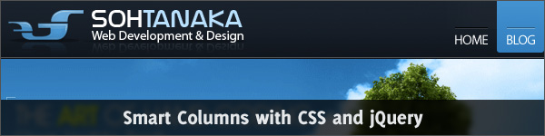 Smart Columns with CSS and jQuery